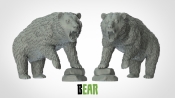 1:87 Scale - Bear - New Pose 1 (2 Pack)